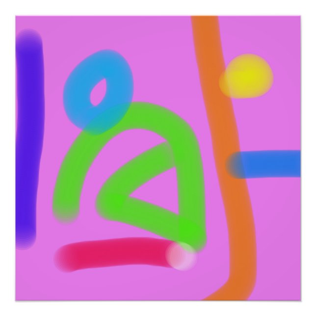 Bubblegum Rhythm Fototryck (Framsidan)