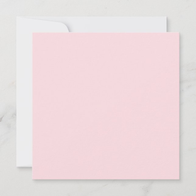 Bubblegum Rosa Enfärgad  Kort (Framsida)