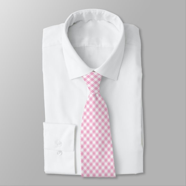 Bubblegum Rosa Gingham Slips (Bunden)