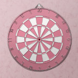Bubblegum Rosa och vit Piltavla<br><div class="desc">Bubblegum rosa och vit kartong.</div>
