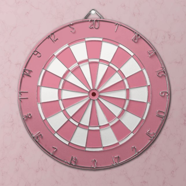 Bubblegum Rosa och vit Piltavla (Skapare uppladdad)
