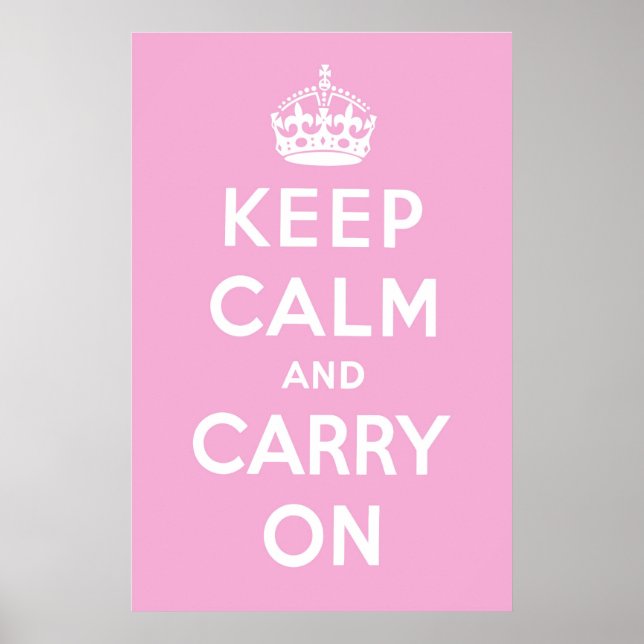 Bubblegum Rosa Poster (Framsidan)