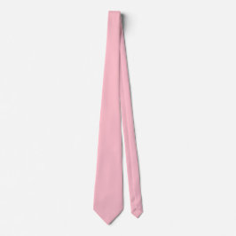 Bubblegum Rosa Solid Färg Slips