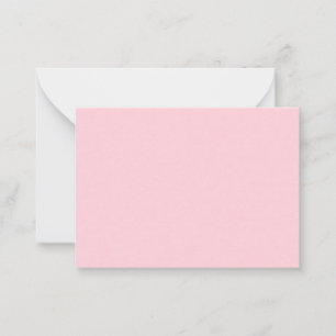 Bubblegum Rosa Söt Och Gott Enfärgad Anteckningskort