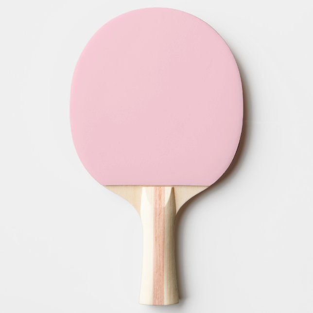 Bubblegum Rosa Söt Och Gott Enfärgad Pingisracket (Framsidan)