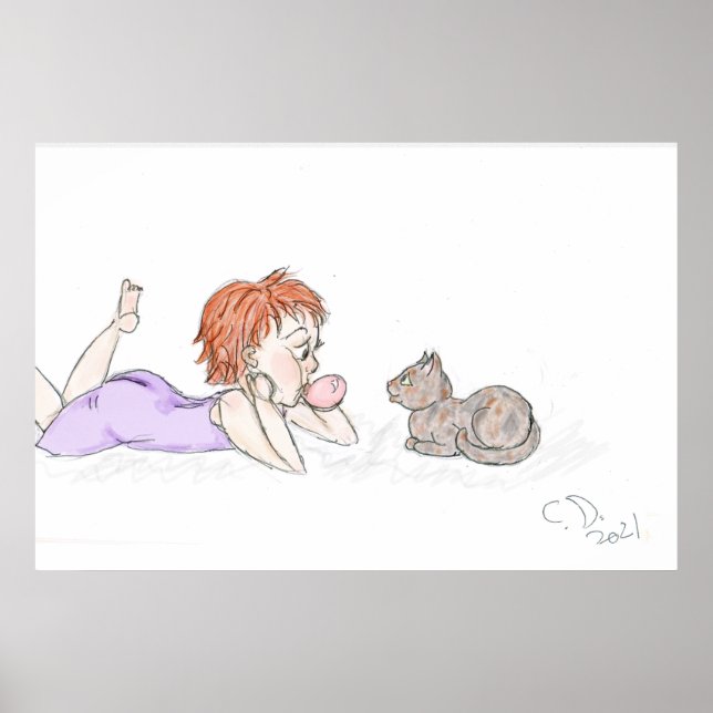 &Bubblegum-Svan-verktyg Poster (Framsidan)