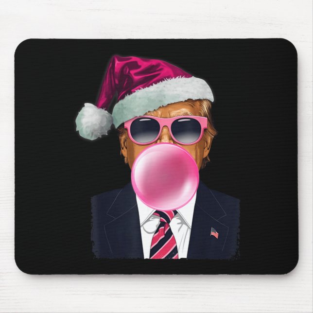 Bubblegum Trump Blowing Bubble Gum Christmas Nk Tr Musmatta (Framsidan)