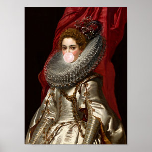 Bubblegumdiva i en halvrulle poster