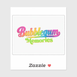 Bubbleguminnen Klistermärken