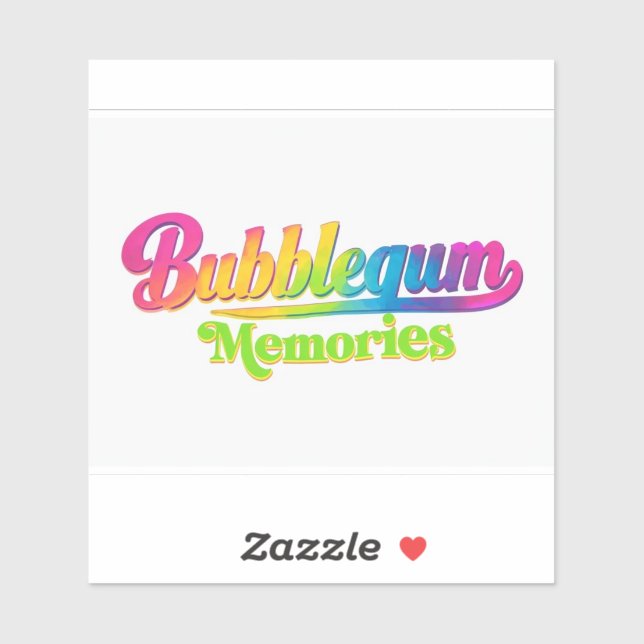 Bubbleguminnen Klistermärken (Ark)