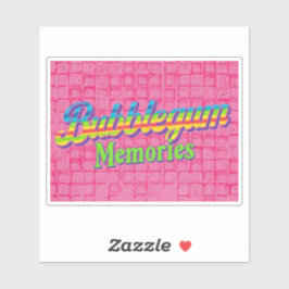 Bubbleguminnen Klistermärken