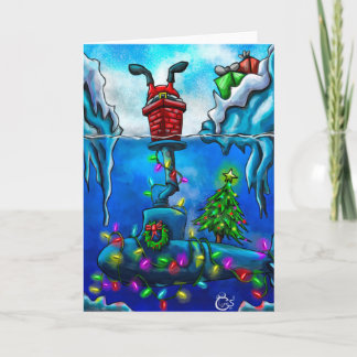 Bubblehead julkort helgkort