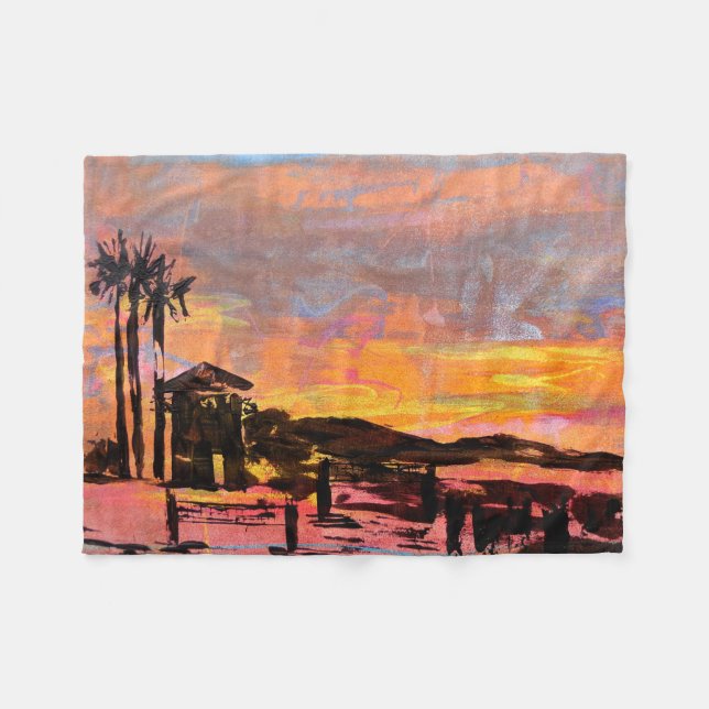 Bubblepacififiltar Fleecefilt (Framsidan (Horisontell))