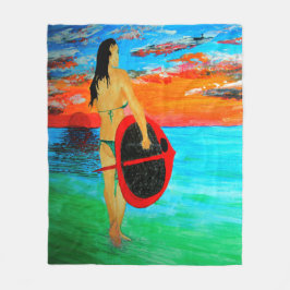 Bubblepacififiltar Fleecefilt