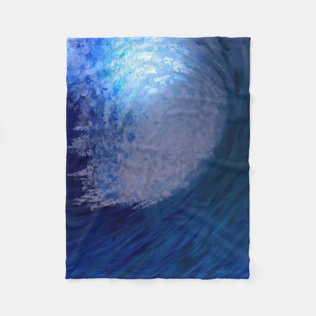 Bubblepacififiltar Fleecefilt (Framsidan)