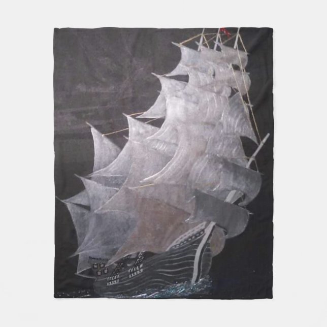 Bubblepacififiltar Fleecefilt (Framsidan)