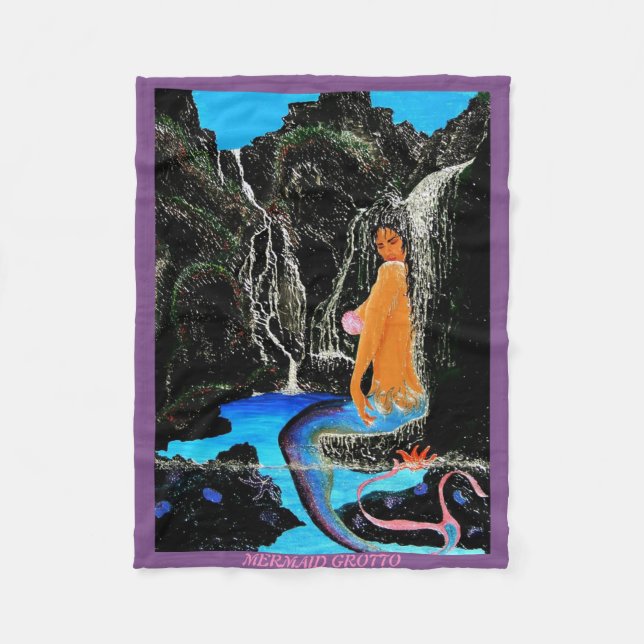 Bubblepacififiltar Fleecefilt (Framsidan)