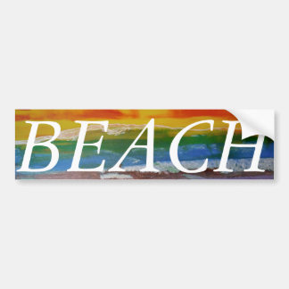Bubblepacifika stötfångare, BEACH Bildekal