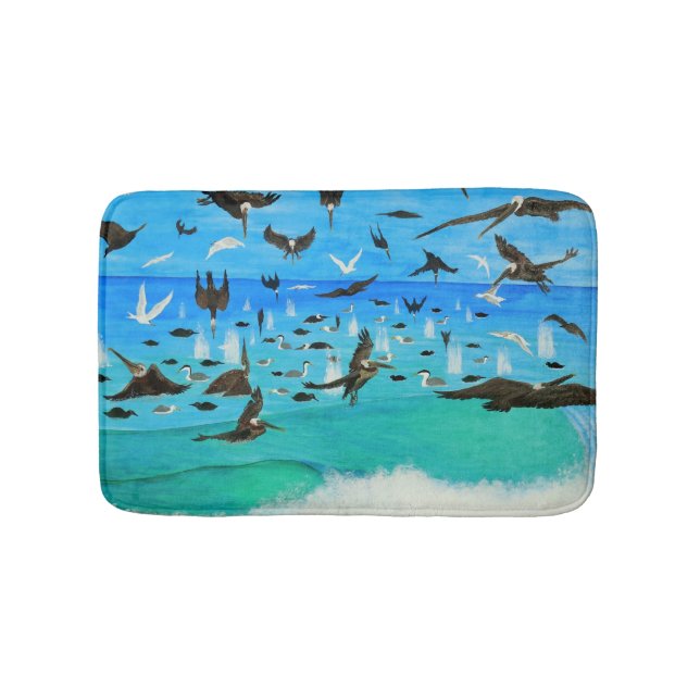 Bubblepacifistiska badkar badrumsmatta (Framsidan)