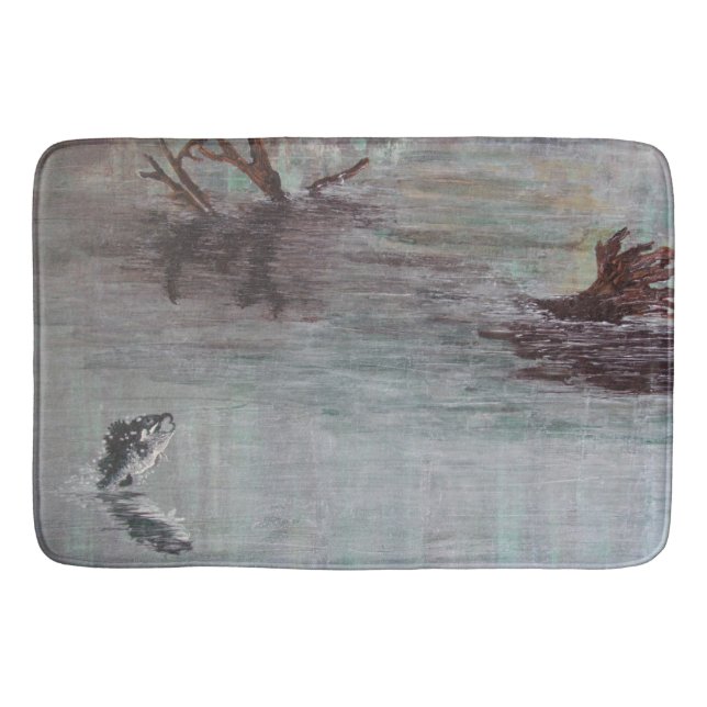 Bubblepacifistiska badkar badrumsmatta (Framsidan)