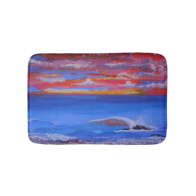 Bubblepacifistiska badkar badrumsmatta (Framsidan)