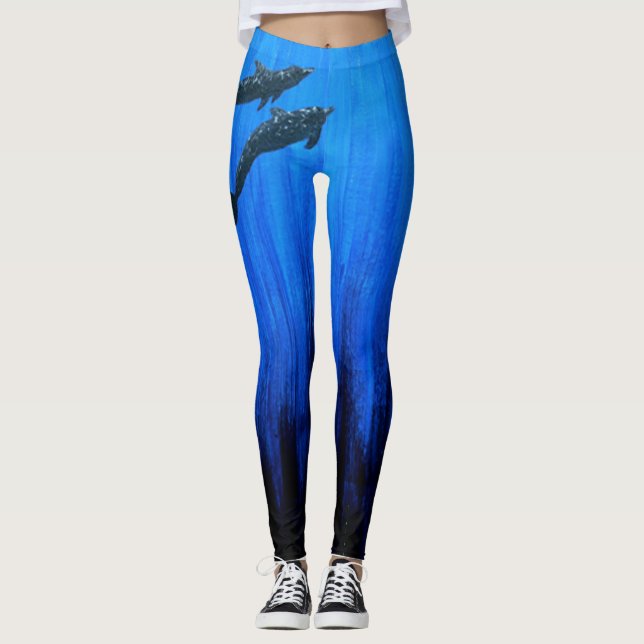 Bubblepacifistiska baljväxter leggings (Framsida)