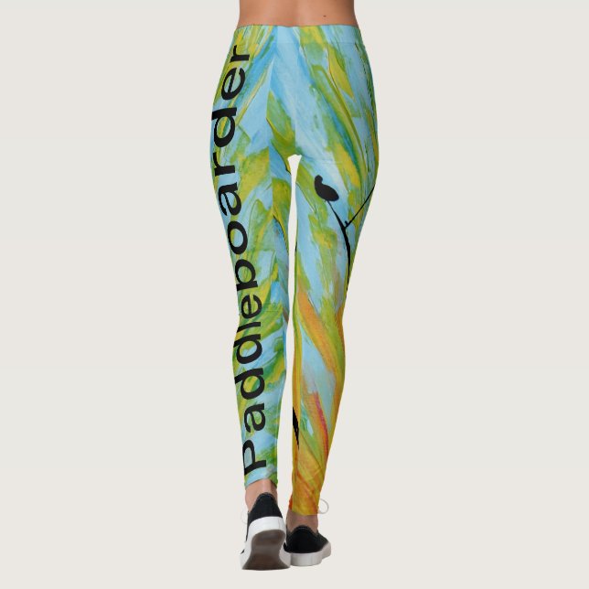 Bubblepacifistiska baljväxter leggings (Baksida)