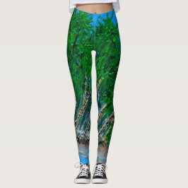 Bubblepacifistiska baljväxter leggings