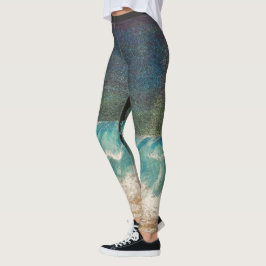 Bubblepacifistiska baljväxter leggings