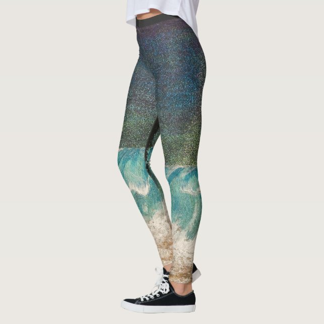 Bubblepacifistiska baljväxter leggings (Vänster)