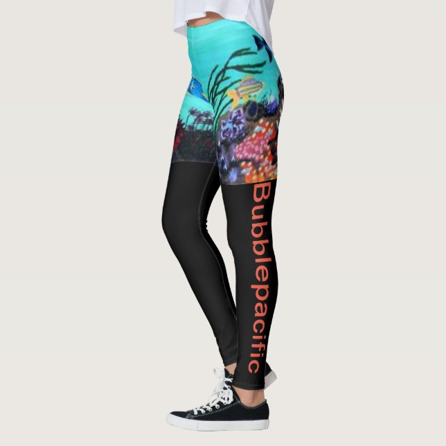 Bubblepacifistiska baljväxter leggings (Vänster)