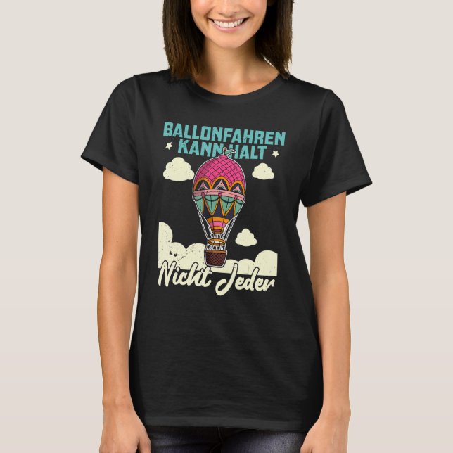 Bubblering Balloon Ride Luftballong Aviation 4 T Shirt (Framsida)
