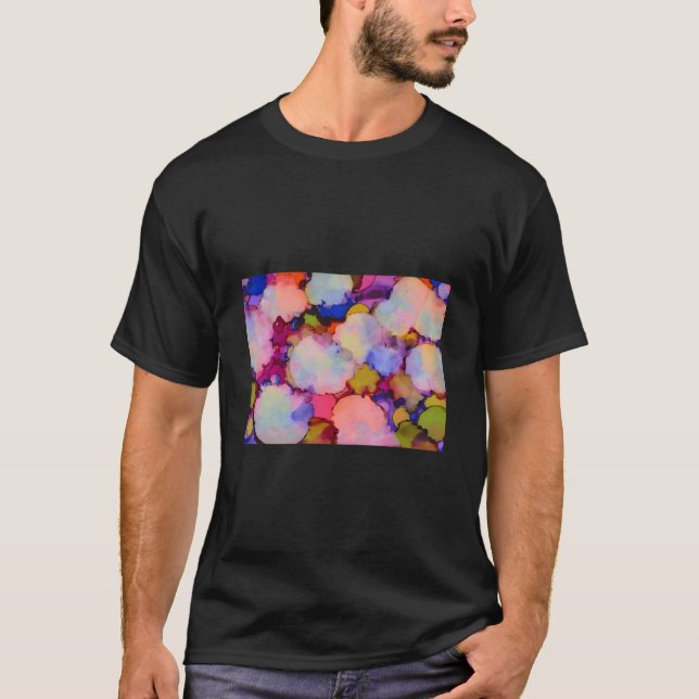 Bubbles Abstract T Shirt (Framsida)