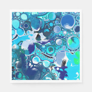 Bubbles Abstrakt Art Pappersservett