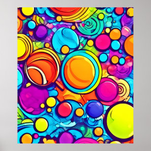 Bubbles-Abstrakt Poster