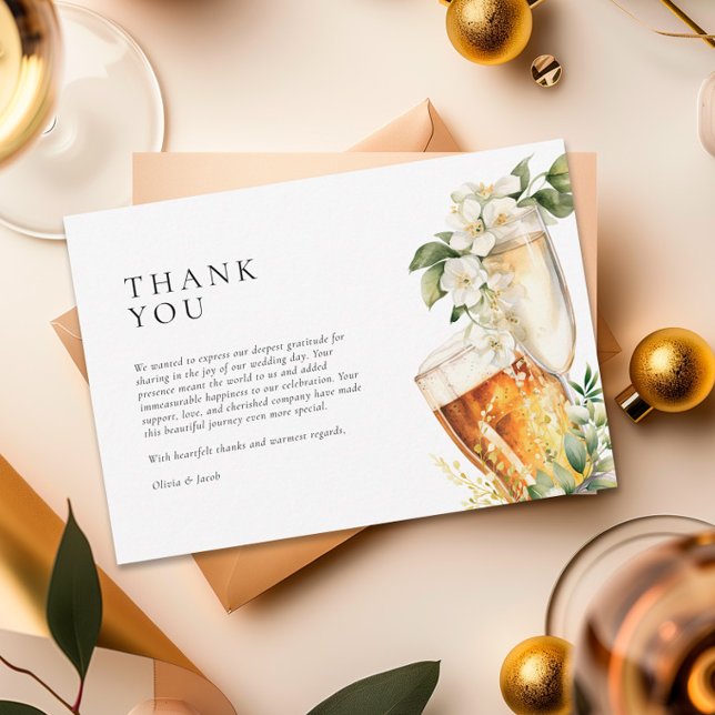 Bubbles and Brews Par Shower Tack Kort (Skapare uppladdad)