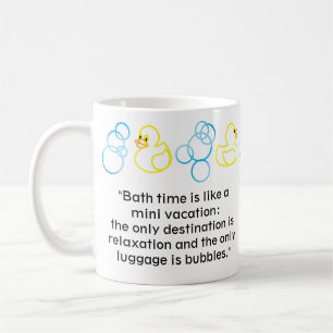 Bubbles & Ankor Bath Time Personlig mugg