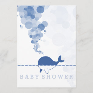 "Bubbles" - Baby blue babyskor för val Inbjudningar
