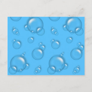 Bubbles Background PostCard! Vykort
