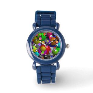 Bubbles (Binary Ansikte) från Kenneth Yoncich Armbandsur