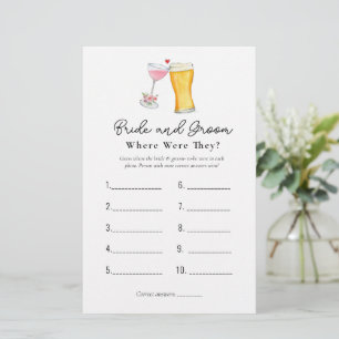 Bubbles & Brew "Vart var de?" Shower-spel
