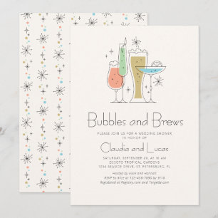 Bubbles Brews Par Möhippa-inbjudan Inbjudningar