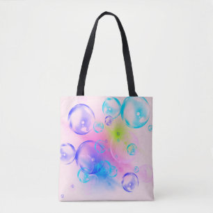BUBBLES - Colorful Abstrakt Image of Fractal Art - Tygkasse