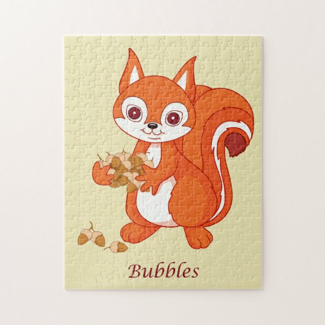 Bubbles den hjälpsamma ekorren pussel (Vertikal)