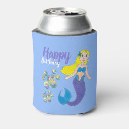 Bubbles-Födelsedagsfest för Sjöjungfru av blått Li