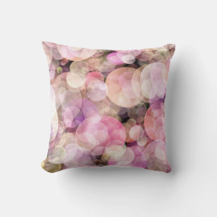 Bubbles för Gult av blek: Elegant Decor Kudde