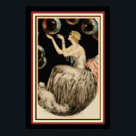 "Bubbles" från Louis Icart 13 x 19 Art Deco Poster<br><div class="desc">Den vackra Art DecoPiece av Louis Icart med titeln "Bubbles" 13 x 19</div>