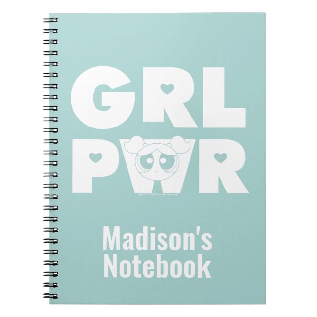 Bubbles: Girl Power Anteckningsbok (Framsidan)