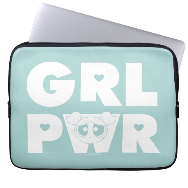 Bubbles: Girl Power Laptop Fodral (Framsidan)
