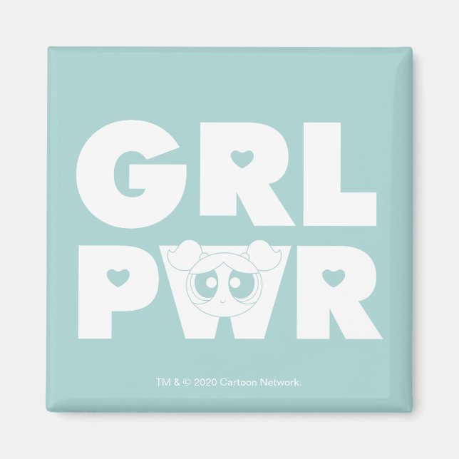Bubbles: Girl Power Magnet (Framsidan)